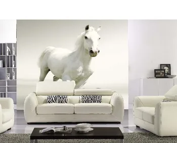 Veľké nástenné Čínsky vietor Zvierat Tapety spálne obývacia izba TV pozadie kôň Feiteng vlastná veľkosť