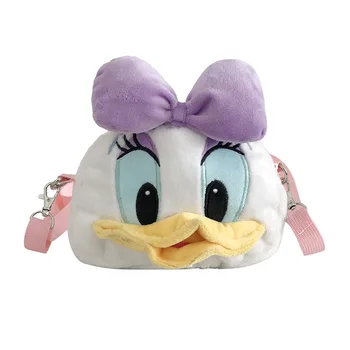 Disney Nové Plyšové Taška Dievča Cartoon Daisy Donald Duck Bábika Messenger Taška Osobné Mobilný Telefón Taška