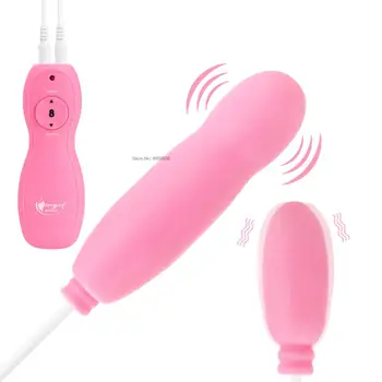 Dildo Stimulátor Klitorisu Pošvy Skákanie Lopty Vajec, 8 Rýchlosti Diaľkové Ovládanie G-Spot Bullet Vibrátory Sexuálne Hračky pre Ženy, Vibračná