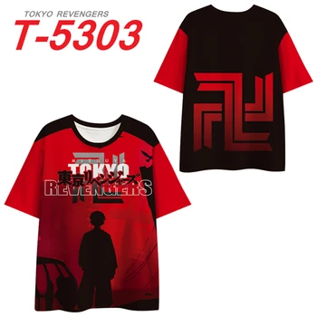 Horúce Japonské Anime Tokio Revengers T Shirt Mužov Grafické Tees Anime T-tričko Unisex Letné Topy Tričko Muž