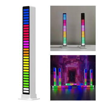 RGB Hlasom Aktivovaný Rytmus Svetelné LED Zvukové Atmosféru svieti Lampa